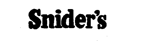 SNIDER'S