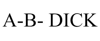 A-B- DICK