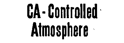 CA-CONTROLLED ATMOSPHERE