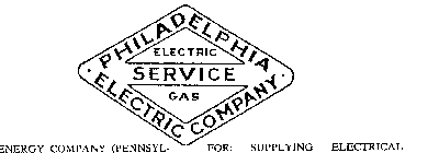 PHILADELPHIA ELECTRIC COMPANY ELECTRIC GAS SERVICE