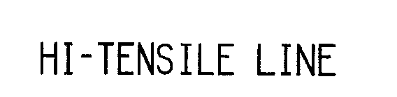 HI-TENSILE LINE