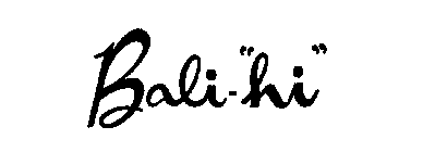 BALI-