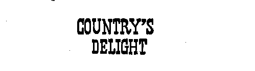 COUNTRY'S DELIGHT