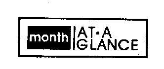 MONTH AT A GLANCE