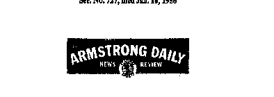 THE ARMSTRONG DAILY NEWS REVIEW FEATURESSPORTS