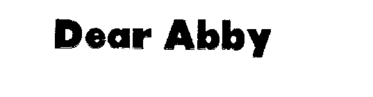 DEAR ABBY