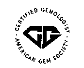 CG . CERTIFIED GEMOLOGIST. AMERICAN GEM SOCIETY