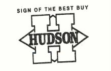 SIGN OF THE BEST BUY HUDSON H