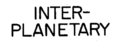 INTER-PLANETARY