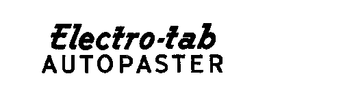 ELECTRO-TAB AUTOPASTER