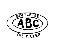 SIMPLE AS ABC OIL FILTER