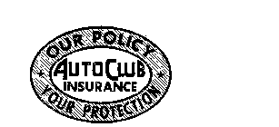 AUTO CLUB INSURANCE OUR POLICY YOUR PROTECTION