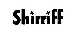 SHIRRIFF