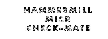 HAMMERMILL MICR CHECK-MATE