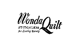WONDA QUILT STITCHLESS FOR LASTING BEAUTY OF PLASTIC