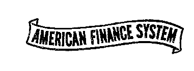 AMERICAN FINANCE SYSTEM