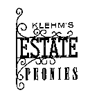 KLEHM'S ESTATE PEONIES