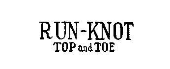 RUN-KNOT TOP AND TOE