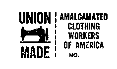 UNION MADE AMALGAMATED CLOTHING WORKERS OF AMERICA NO.
