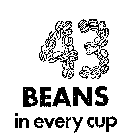 43 BEANS IN EVERY CUP