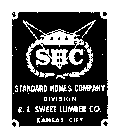 SHC STANDARD HOMES COMPANY DIVISION R. L. SWEET LUMBER CO. KANSAS CITY