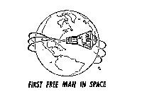 FIRST FREE MAN IN SPACE