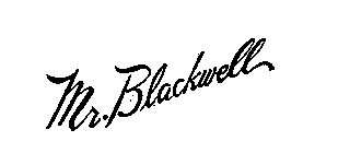 MR. BLACKWELL