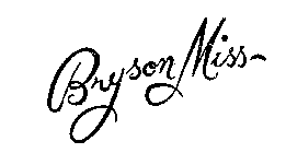 BRYSON MISS