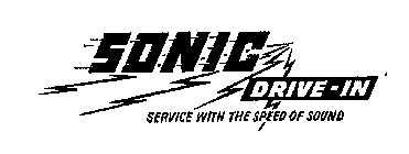 SONIC DRIVE-IN SERVICE WITH THE SPEED OF SOUND