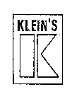 KLEIN'S K