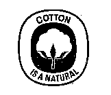 COTTON IS A NATURAL