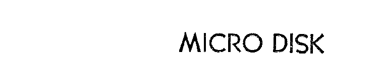 MICRO DISK