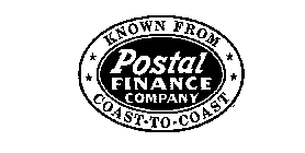 POSTAL FINANCE COMPANY KNOWN FROM COAST TO COAST