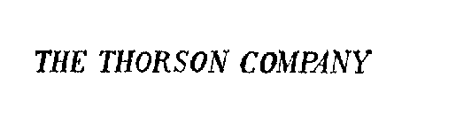 THE THORSON COMPANY