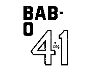 BAB-O 4 IN 1
