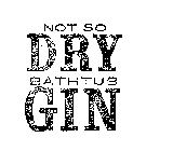 NOT SO DRY BATHTUB GIN