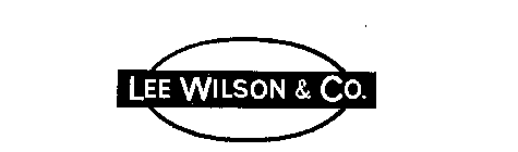 LEE WILSON & CO.