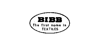 BIBB THE FIRST NAME IN TEXTILES