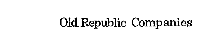 OLD REPUBLIC COMPANIES