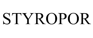 STYROPOR