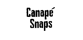 CANAPE SNAPS