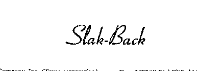SLAK-BACK