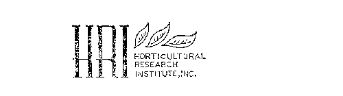 HRI HORTICULTURAL RESEARCH INSTITUTE, INC.