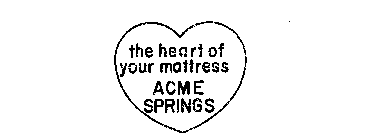 THE HEART OF YOUR MATTRESS ACME SPRINGS