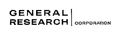 GENERAL RESEARCH CORPORATION