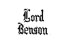 LORD BENSON