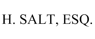 H. SALT, ESQ.