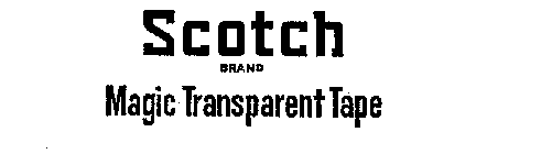 SCOTCH BRAND MAGIC TRANSPARENT TAPE