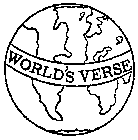 WORLD'S VERSE AND GLOBE DESIGN