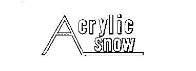 ACRYLIC SNOW